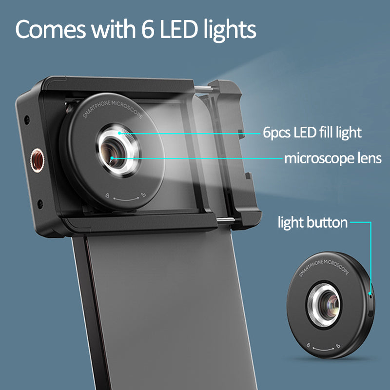 APEXEL MS009 Phone Microscope LED Light Design Microscope Magnifier with Telescopic Cell Phone Clip APEXEL MS009 Phone Microscope LED Light Design Microscope Magnifier with Telescopic Cell Phone Clip